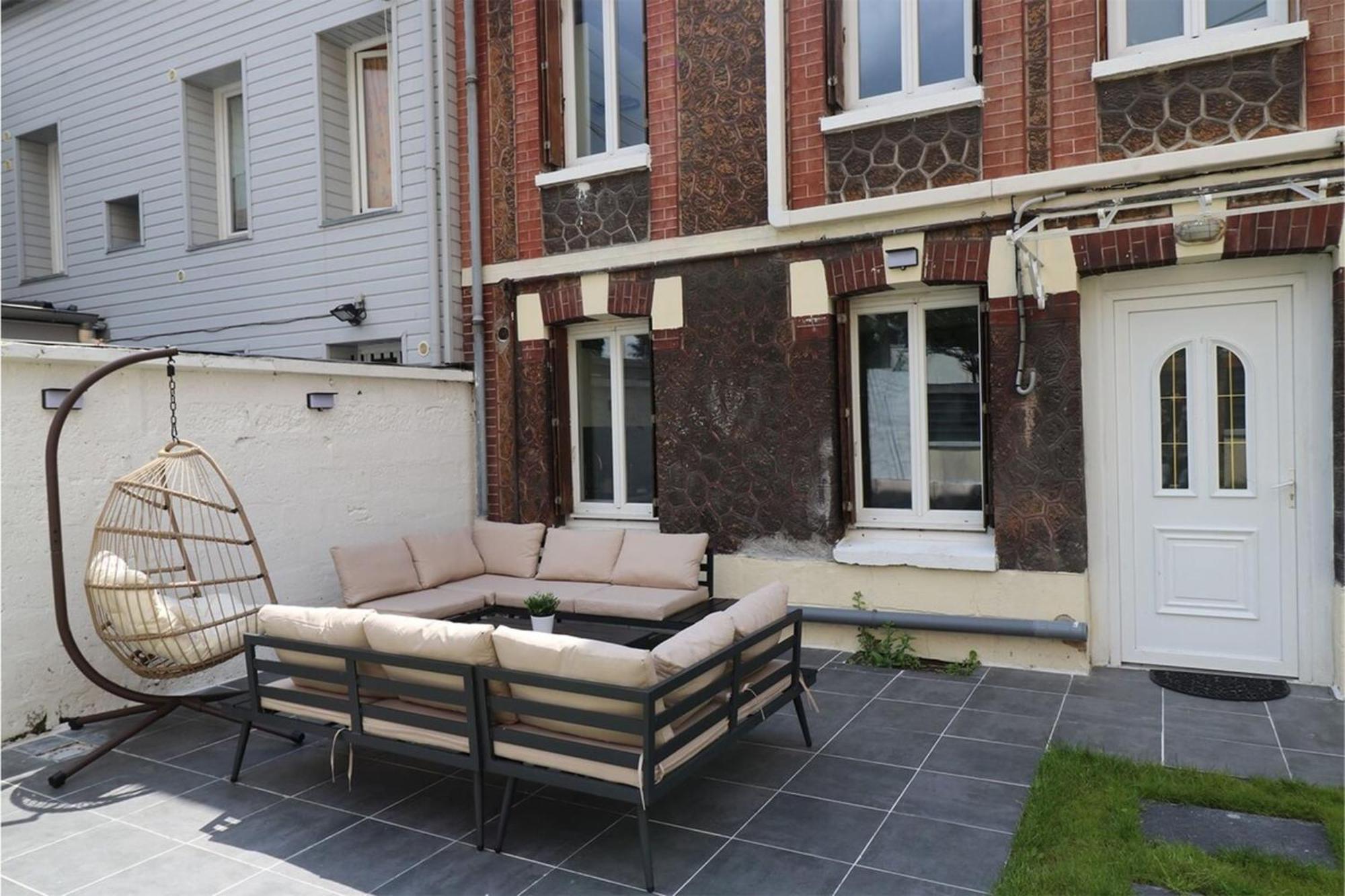 Trixie Jolie Maison Avec Jardin Rouen Exterior foto